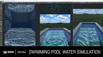 Swimming Pool Water Simulation with VRay NEXT and Phoenix FD