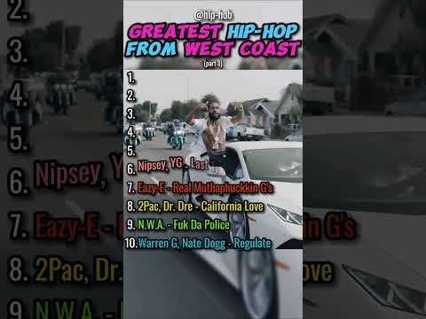Top 10 West Coast Hip-Hop Songs You Need To Hear!