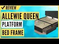 Allewie Queen Platform Bed Frame with 4 Storage Drawers
