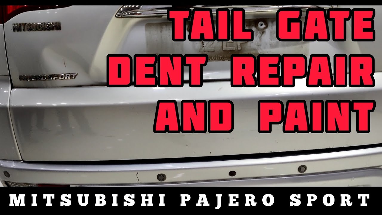 PAJERO SPORT TAIL GATE REPAIR YouTube