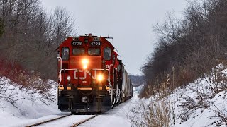 Made it! CN 568 at the Hydrocut with 4708E 