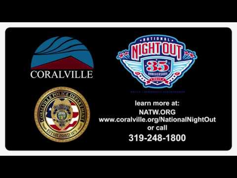 2018 National Night Out with the Coralville Police Department Promo