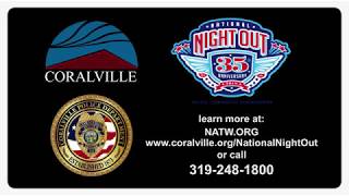 2018 National Night Out with the Coralville Police Department Promo