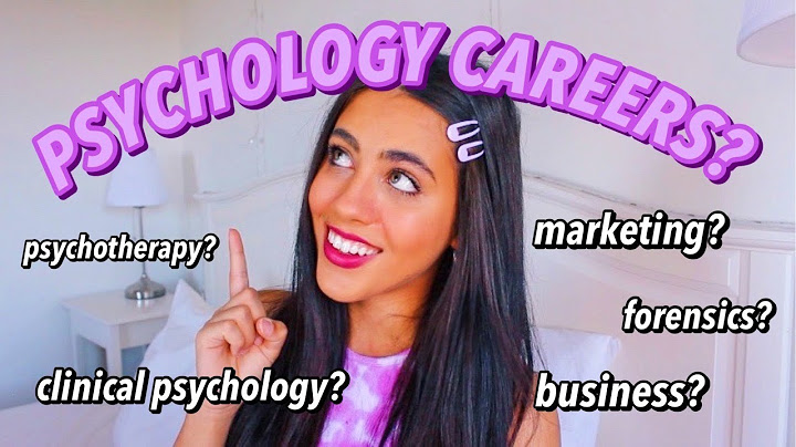 What do you do with a psychology major