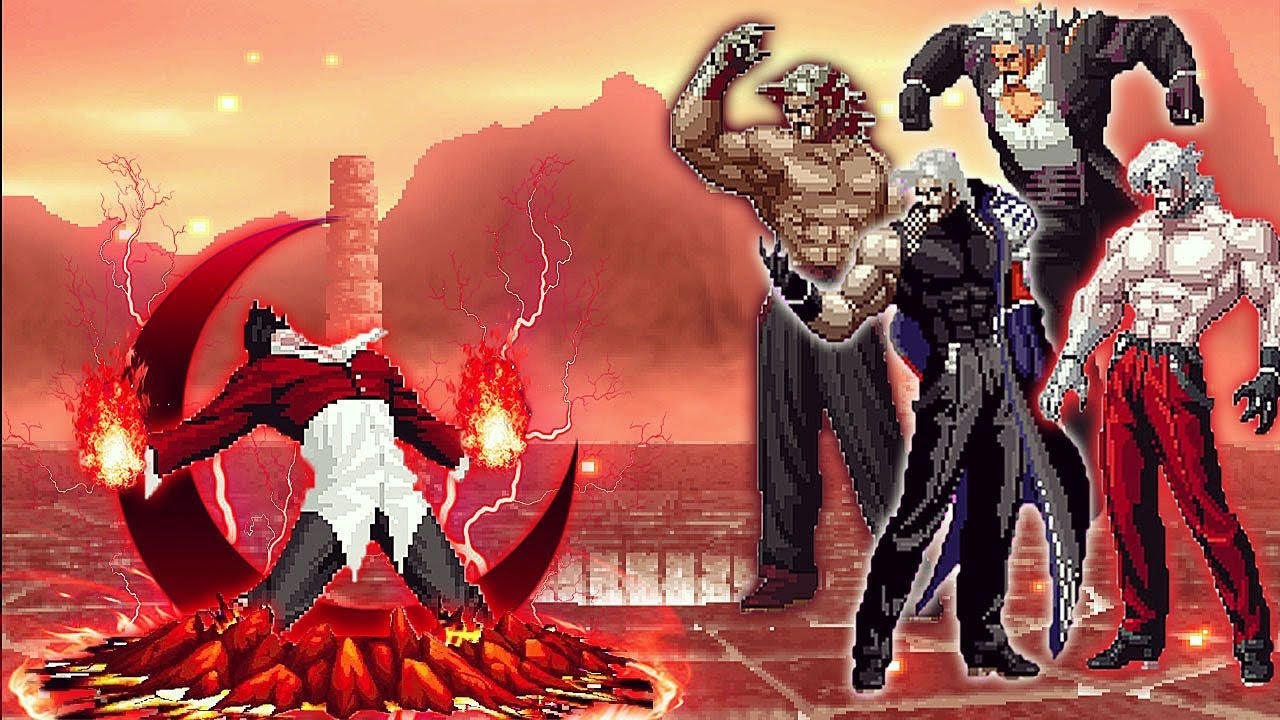 [KOF Mugen] Orochi Iori CT QS Vs Ultimate Rugal Team - YouTube