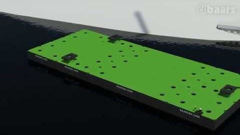 Coupling pontoon system Baars video instruction