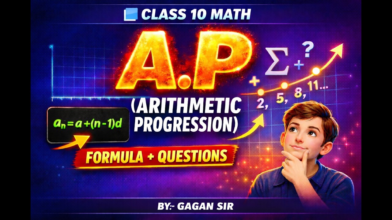 Class 10th MATH: Arithmetic Progression(A.P) part-2 Sol. Problem - YouTube