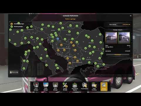HOW TO BECOME A PROPERTY MAGNATE IN ETS2? 14 GARAGES AVAILABLE IN THE NEWEST ETS2 DLC WEST BALKANS