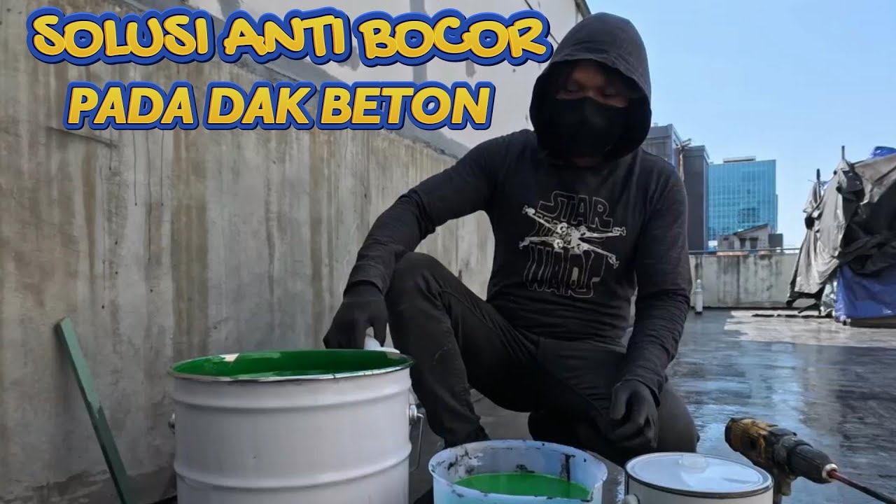 MENGATASI KEBOCORAN DAK BETON DENGAN EPOXY ??