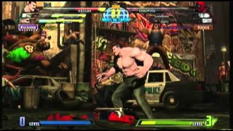 Marvel Vs Capcom 3 Xbox Live Player Match vs Gigaguy64 Part 1