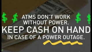Florida SERT Warns to Have Cash In Case of Power Outage, ATMs Don't Work