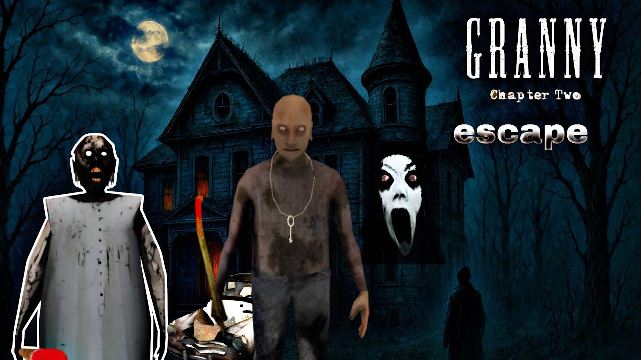 GRANNY GRANDPA FULL HORROR GAME | GRANNY HOUSE SCAPE 4K VIDEOS - YouTube