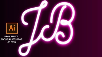 EASY GLOWING NEON EFFECT (2 MINUTES) - ADOBE ILLUSTRATOR CC 2019