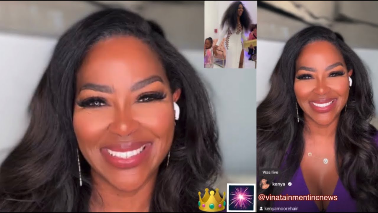 Stunning Kenya Moore“Thank You Team Twirl” Chats A Pilot