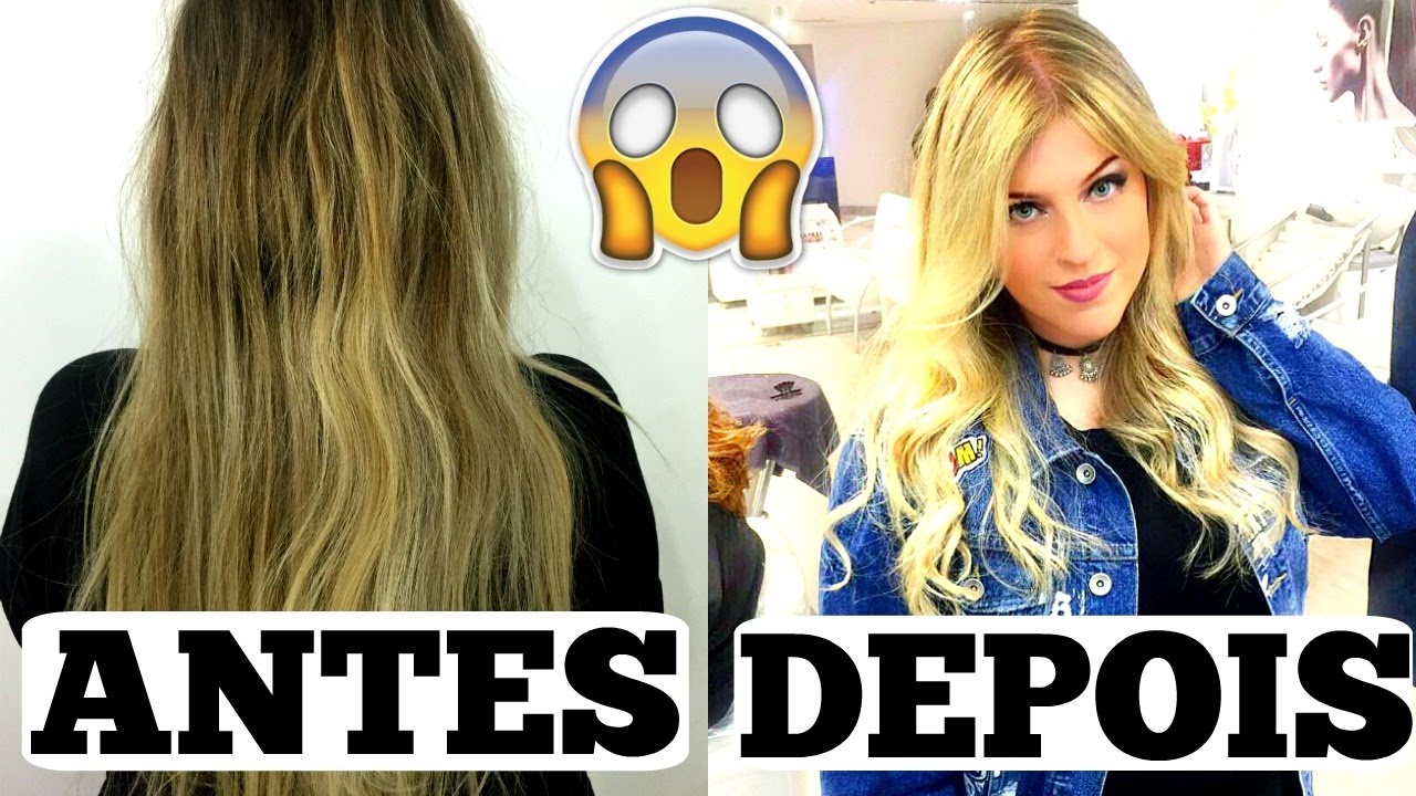 TRANSFORMAÇÃO: FIQUEI SUPER LOIRA!! #dritododia 26