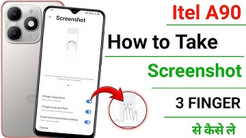 Itel A90 screenshot kaise kare/itel A90 me screenshot kaise le/How to take screenshot in itel a90