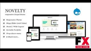 Preview Novelty Drupal Theme TForestDrupal