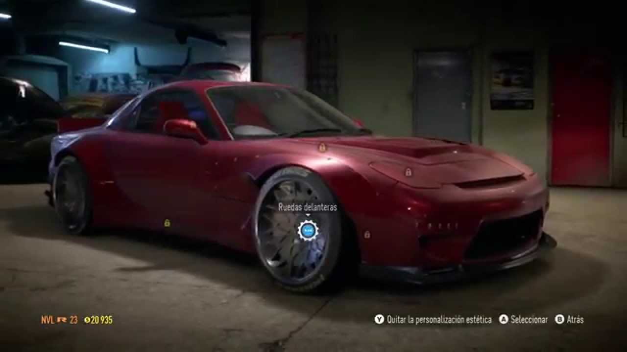 Need For Speed 2015 - JDM Mazda RX7 FD Rocket Bunny Build - YouTube