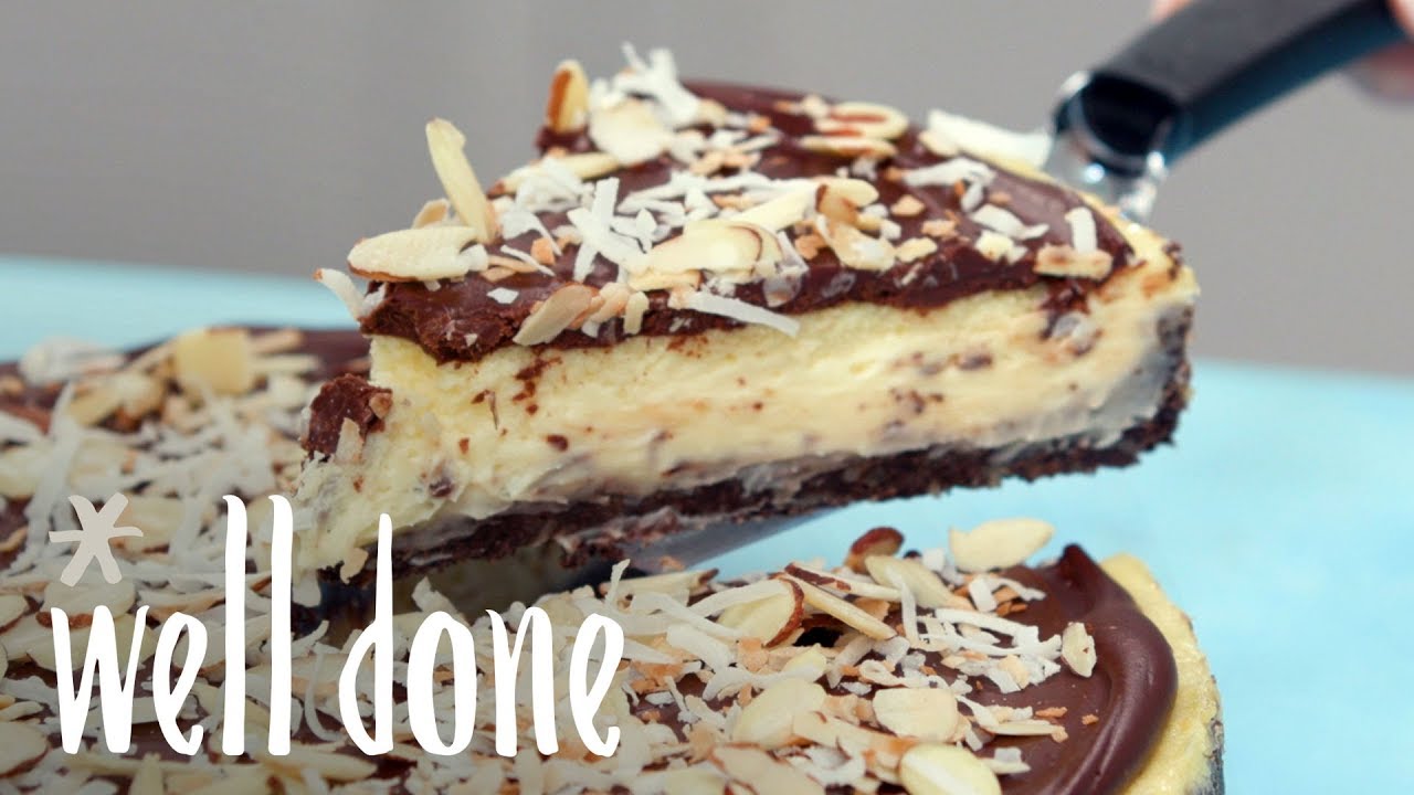 How to Make Almond Joy Cheesecake | Recipe | Well Done