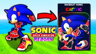 HOW TO UNLOCK RACESUIT SONIC! (Sonic Speed Simulator) screenshot 2
