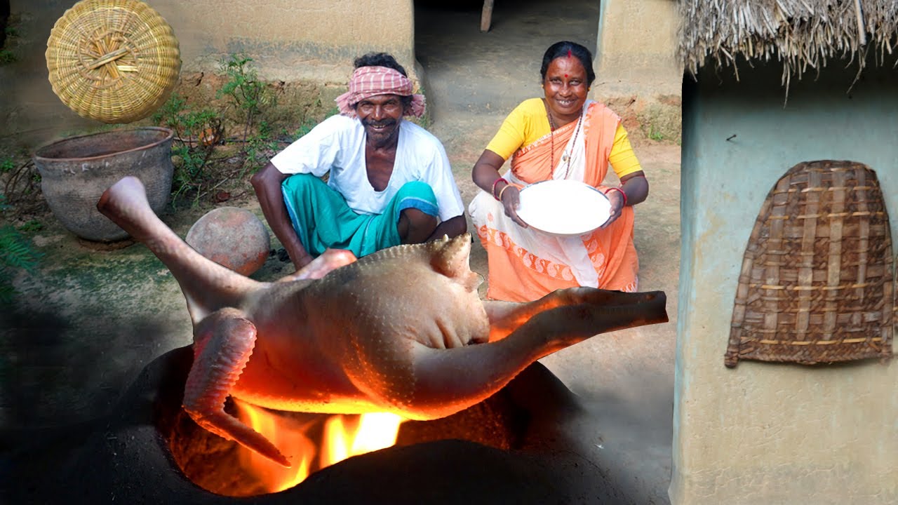 Tribe Village Cooking | Chicken Zill Pitha Recipe cooking by Tribe Village Family