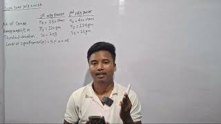 Hypothesis Testing || Z test (Double Mean Test) || Tu 2025 and 2024 Group B Complete Solution ||