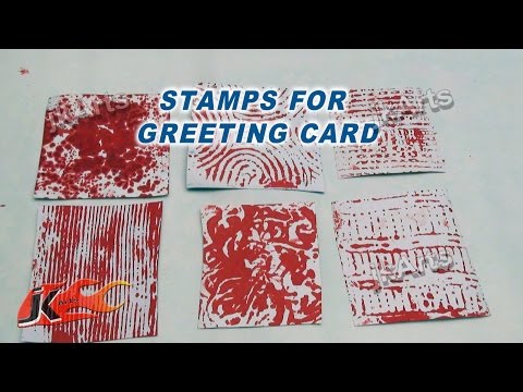 Textures and stamp for greeting cards Ideas | JK Craft Ideas 065