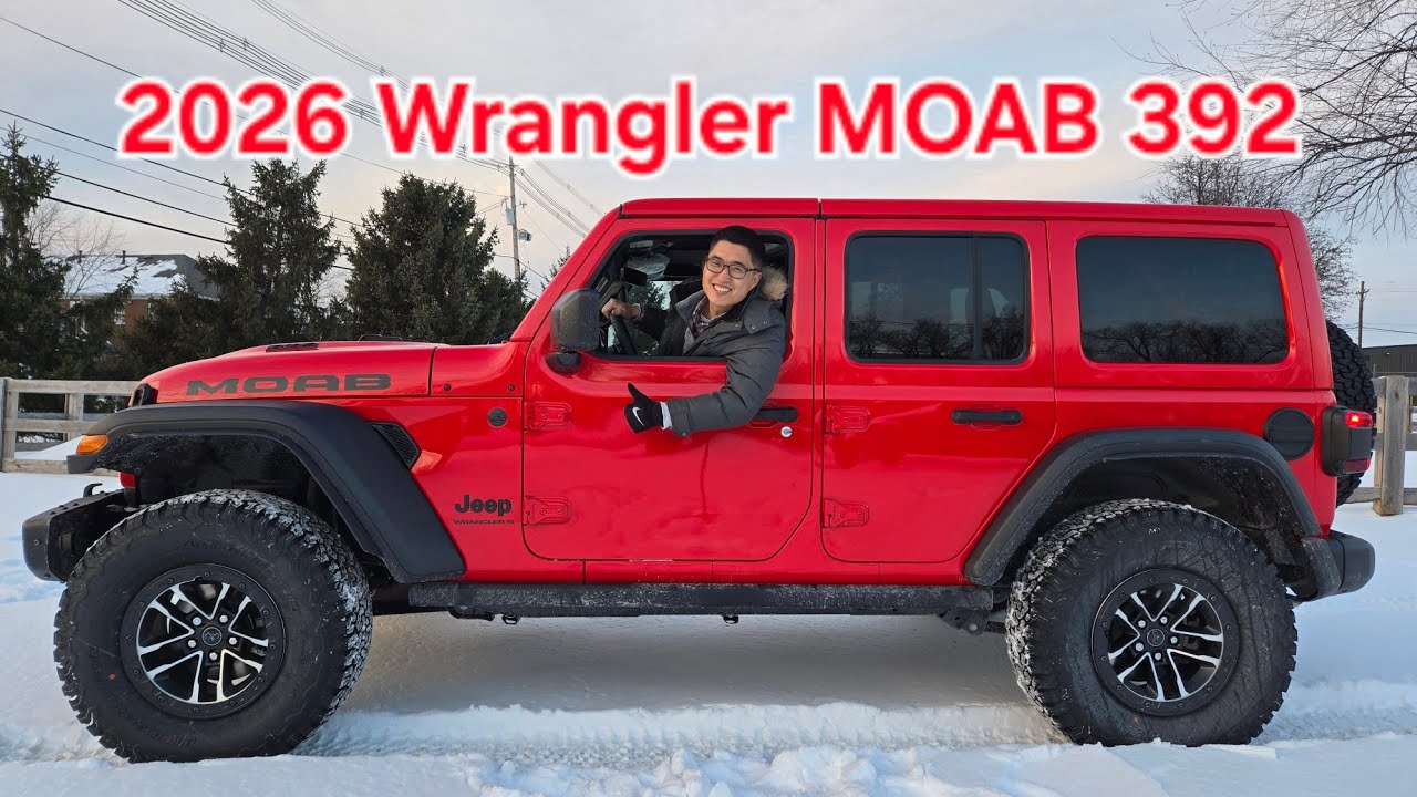 ПЕРВЫЙ ВЗГЛЯД: Jeep Wrangler MOAB 392 2026 года в цвете Firecracker Red! 🔥