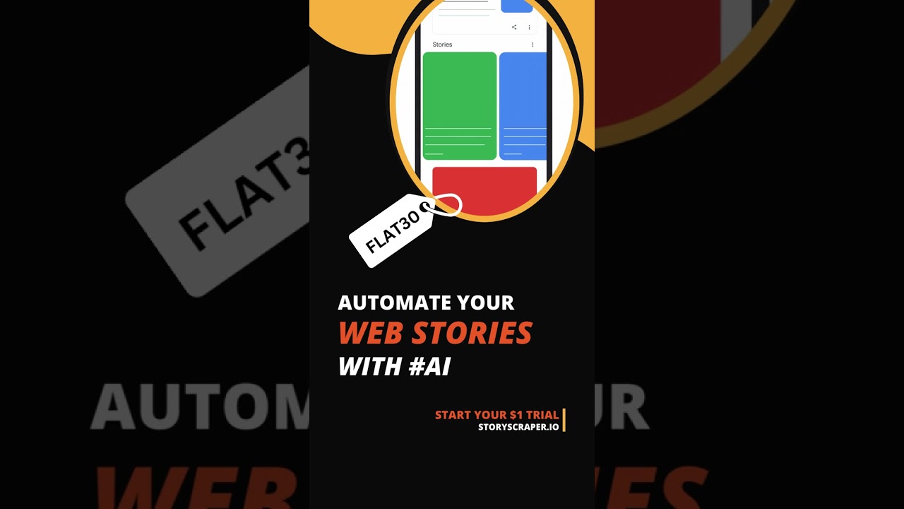 Web Stories Automation tool @$1 - StoryScraper.io | CYBER MONDAY SALE is LIVE 🔥🔥🔥