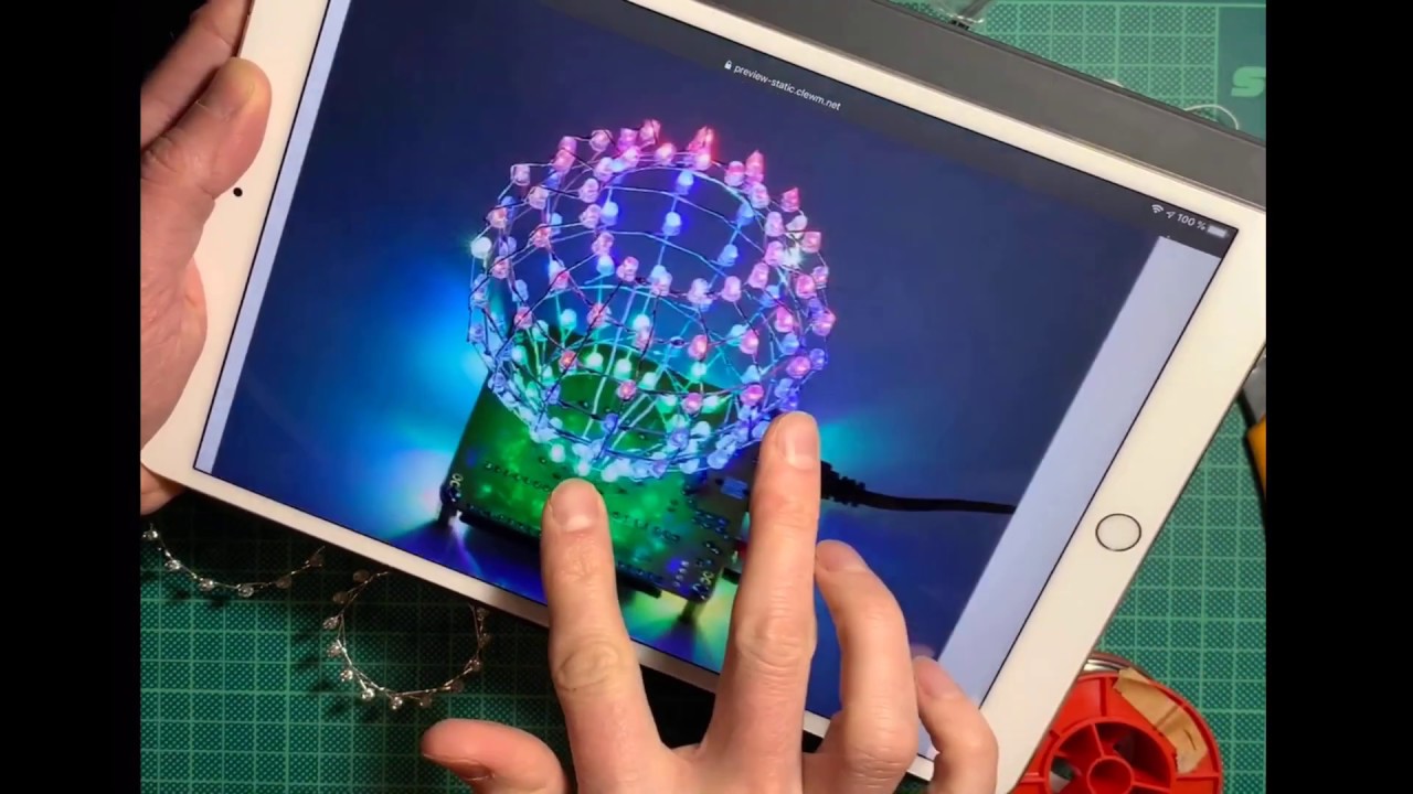 LED Cubic Ball Live Soldering Pt. 2 - YouTube