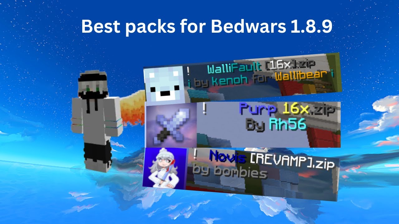 Best 16x texture packs for Bedwars / PVP 1.8.9 Gaming Zone YouTube