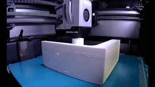 Toilet paper roll and splash guard time lapse