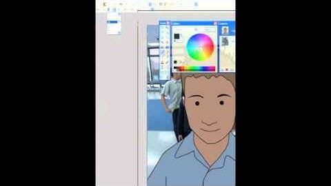 Julian Opie Style Portraits using Paint.Net part 6