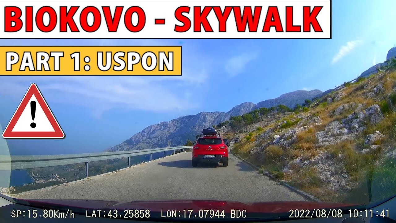 Biokovska cesta: Uspon na Biokovo Skywalk (1228 mnv)