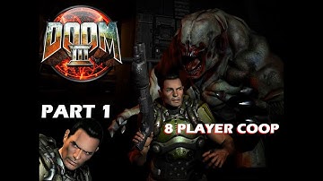 WELCOME TO MARS MA DUDES! | DOOM 3 Coop - Part 1