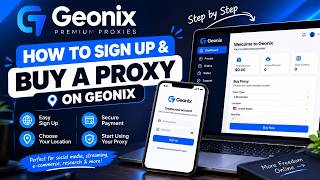 Information How To Sign Up & Buy a Proxy on Geonix Guide