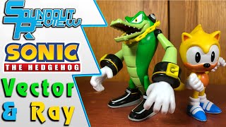 Sonic the Hedgehog Jakks Pacific 4" Vector and Ray Wave 10 Action Figure Review [Soundout12]