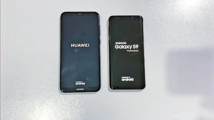 Samsung Galaxy S9 vs Huawei Y7 Prime 2019 - Speed Test! (4K)