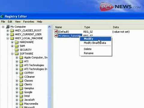 How to Create Data in your Windows Registry