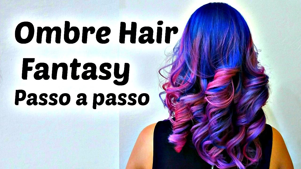 Como Fazer Ombre Hair colorido Fantasy passo a passo Felipe Monteiro