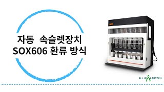 Soxhlet 조지방 자동 추출 장치 환류 방식 Hanon SOX606 Soxhlet Fat Analyzer Operation Video
