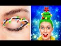HOLIDAY GLAM GUIDE 💄❄️ Best Christmas Crafts and Makeup Ideas by 123 GO! LOL