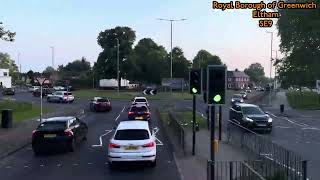 Full Route Visual - Route 122 - Plumstead Station to Crystal Palace - 12447 (SN67 XEM)