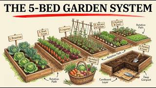 Build a No Dig Market Garden - The 5 Bed System That Feeds You All Year