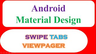 Material Swipe and Clickable Tabs  ViewPager - Fragments With Images