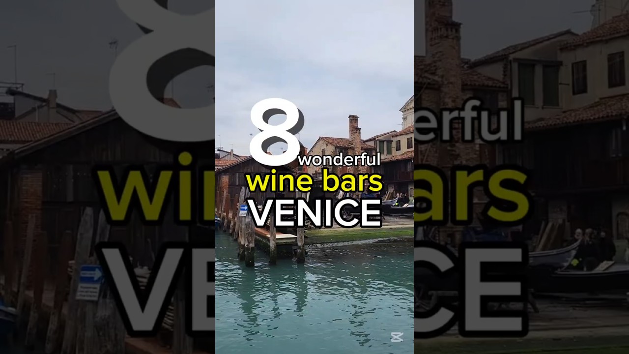 Where to drink wine in Venice 🍷😍 