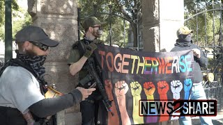 Armed protesters gather at Texas Capitol for January 17 rally