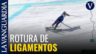 Jj.oo. Lindsey Vonn Se Destroza La Rodilla Que Ya Estaba Maltrecha Durante Su Descenso