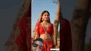 वह दुल्हन बनकर जब उस गाँव मे पहुंची 😮 #ai #bride #shorts