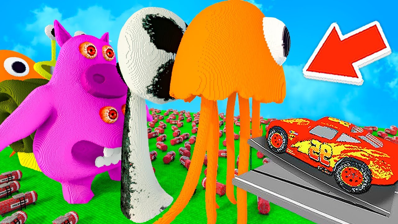 CARS Jump Over STINGER FLYNN, ZOLPHIUS, CHEF PIGSTER, SLOW SELINE